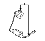 C2C29785LFJ - : Microphone for Jaguar: S-Type, Super V8, Vanden Plas, X-Type, XJ8, XJR Image