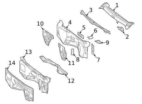 Cowl for 2013 Mercedes-Benz Sprinter 3500 #0