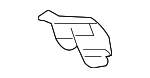 9066220131 - Body: Cowl Grille Bracket for MB Vans Image