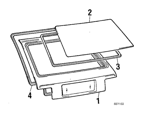 Lift Gate for 1984 Toyota Starlet #0