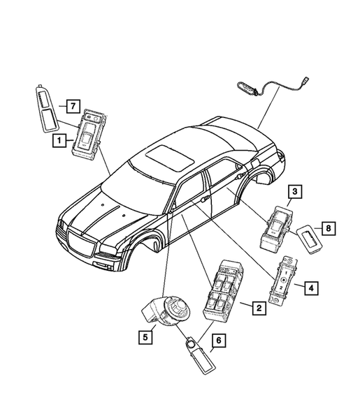 Switches for 2009 Dodge Charger #1
