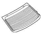 6131A233 - : Back Glass for Mitsubishi: Mirage G4 Image