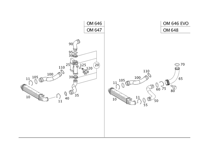 79934301 - Radiator: Catch Spring for Mercedes-Benz Image image