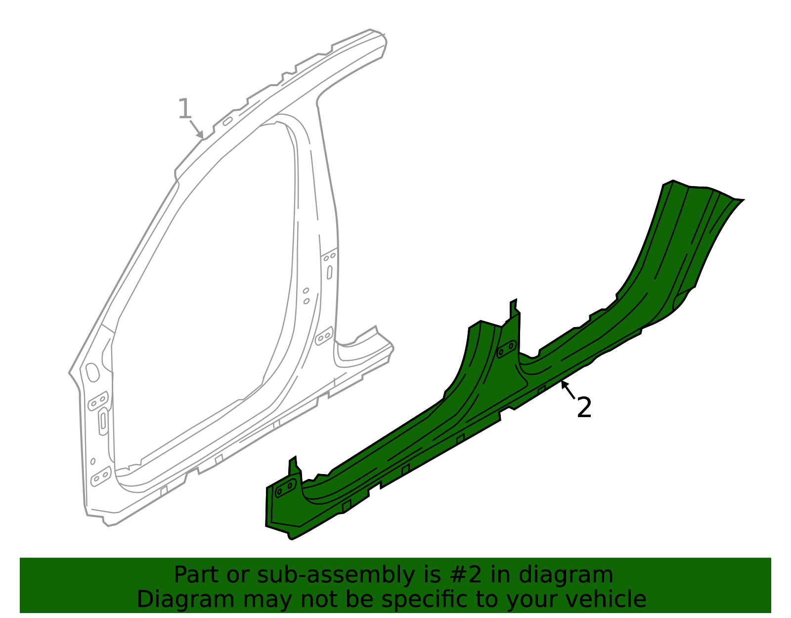 Volvo Rocker Panel - Side Frame Protection Panel - Part #32132063 ...