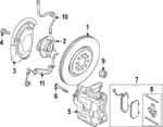 68716738AA - Brakes: Caliper for Dodge: Hornet Image