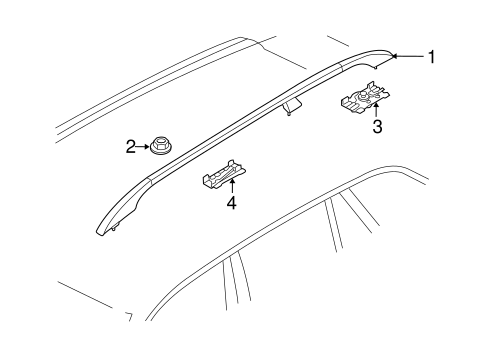 Luggage Carrier for 2008 BMW X5 #0