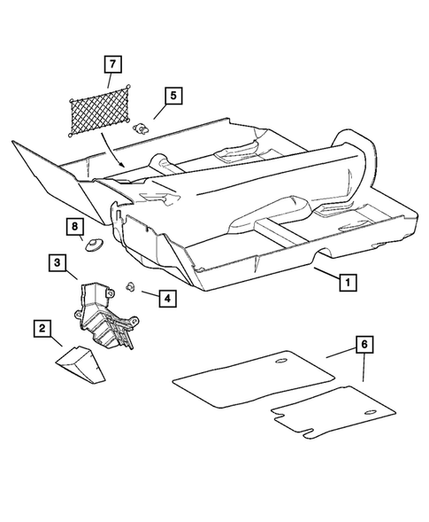 Carpets, Mats and Insulation for 2004 Chrysler Crossfire #2