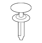 1BH98CSTAA - Body: Headliner Rivet for Mopar Image