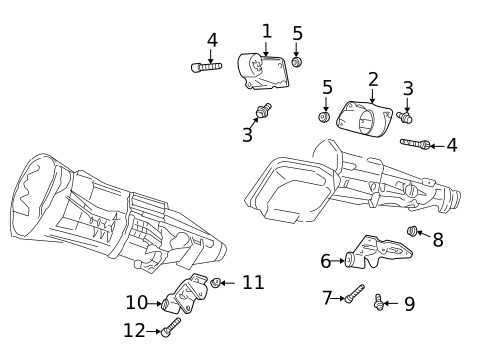 Engine & Trans Mounting for 2005 Dodge Dakota #0