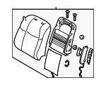 876501MA0A - Body: Seat Back Assembly for Infiniti Image