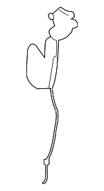 15900338 - Body: Release Handle for Buick: Enclave | Chevrolet: Traverse | GMC: Acadia, Acadia Limited | Saturn: Outlook Image