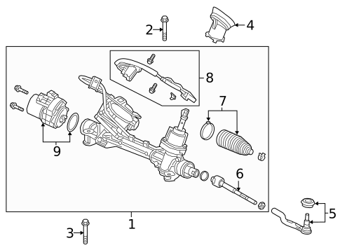 Steering Gear & Linkage for 2021 Acura RDX #0