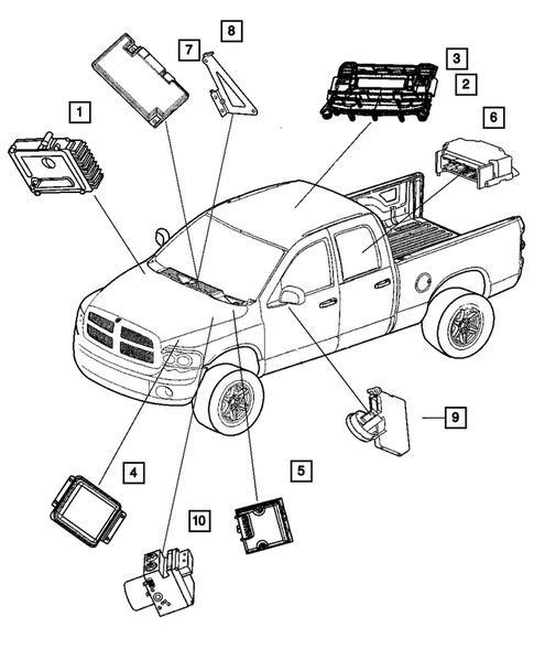 Modules for 2007 Dodge Ram 1500 #0