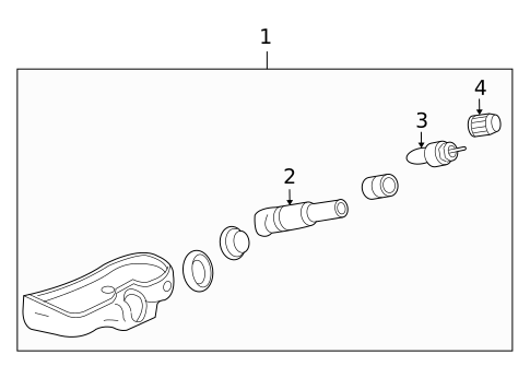 Tire Pressure Monitor Components for 2009 Pontiac G5 #0