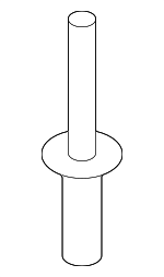 9Y0898333 - Body: Spoiler Clip for Porsche: Cayenne Image