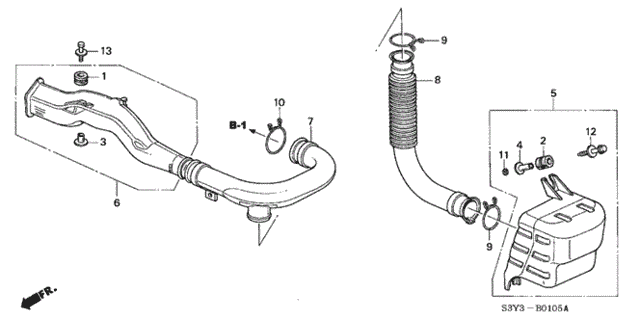 Resonator Chamber for 2000 Honda Insight #0