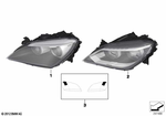 63117272018 - Lighting: Ahl-Xenon Headlight, Right for BMW Image