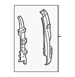 776001PA0A - Body: Rear Pillar for Nissan: NV1500, NV2500, NV3500 Image