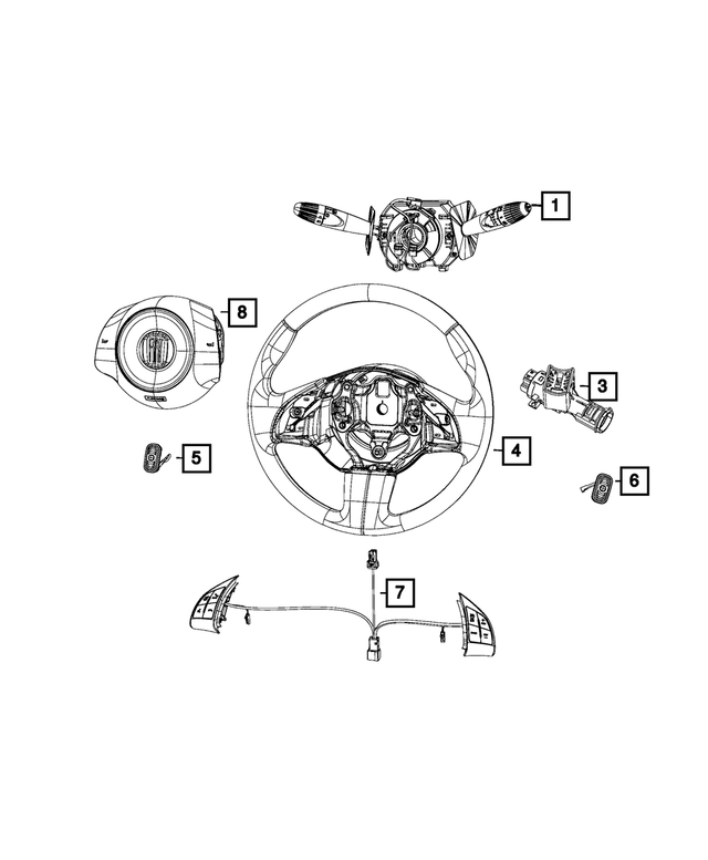 1TD19JW4AC - Electrical: Radio Control Switch, Left for Mopar Image