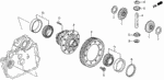 41321PL5Z02 - Transmission - Automatic: SHAFT, PINION for Honda Image