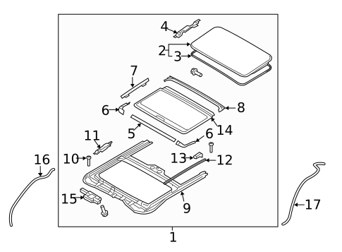 Sunroof for 2021 Hyundai Ioniq #0