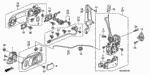 91545S30003 - Body/Air Conditioning: CLIP, HARNESS BAND (151.5MM) (NATURAL)(W/SEAL) for Honda Image