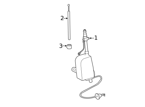 Antenna & Radio for 1998 Chevrolet Express 2500 #0