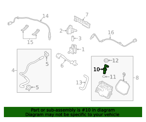 PY01-13-890 - PCV Valve 2014-2024 Mazda Mazda Parts Connect