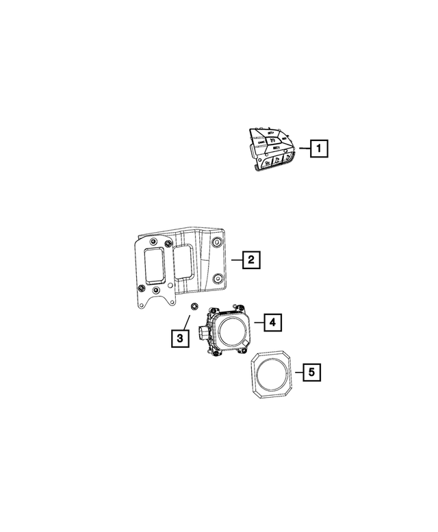 68234604AG - Electrical: Adaptive Cruise Control Sensor for Mopar Image image