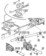 52123000AA - Propeller Shafts and U-Joints: Center Bearing Shield for Mopar Image