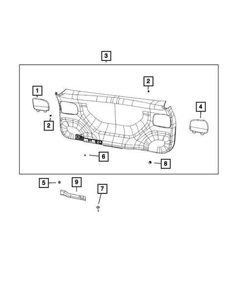 Lift Gate Panel and Scuff Plate for 2019 Jeep Cherokee #0