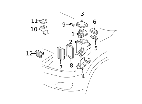 Electrical Components for 2007 Lexus RX350 #0