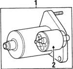 M172862D - Electrical: Starter for Mitsubishi Image