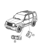 4602791AC - Electrical: Power Seat Switch for Dodge: Challenger | Jeep: Liberty Image