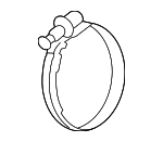 9611110800 - Engine: Intake Hose Clamp for Toyota Image