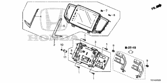 Navigation System (-'18) for 2016 Honda Pilot #0