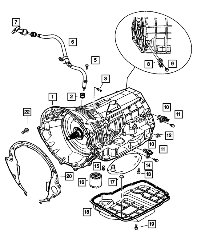 4810021 - Automatic Transmission Multi-Speed: Grommet for Mopar Image