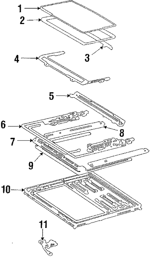 Sunroof for 1986 Toyota Celica #1