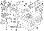 LR167020 - : Seat Heat Switch for Land-Rover Image