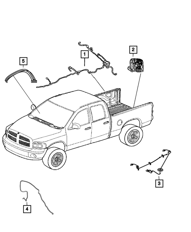68366782AA - : Chassis Wiring for Mopar Image