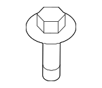 11519387 - Body: Radiator Support Tie Bar Bolt for GM Image