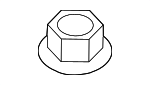 11546456 - Electrical: Hold Down Strap Nut for GM Image