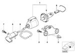 63318380169 - Lighting: Optical Conductor For Front Door for BMW Image