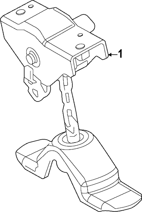 Spare Tire Carrier for 2025 Lexus LX700h #0