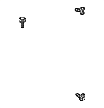 9008011260 - Body: Fender Bolt for Scion: iM, xA, xB | Toyota: C-HR, Corolla, Corolla iM, Echo, Matrix, Prius, Prius Plug-In, Solara, Yaris Image