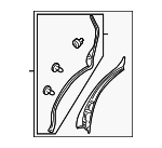 678580E010 - Body: Protector for Lexus: RX350, RX450h Image