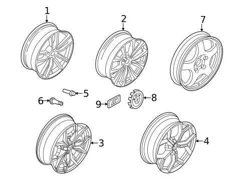 Wheels for 2024 BMW X4 #2