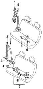 898220B027 - : Buckle for Nissan: Quest Image