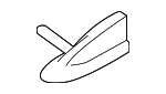 28208W040P - : Radio Antenna Assembly for Mitsubishi Image