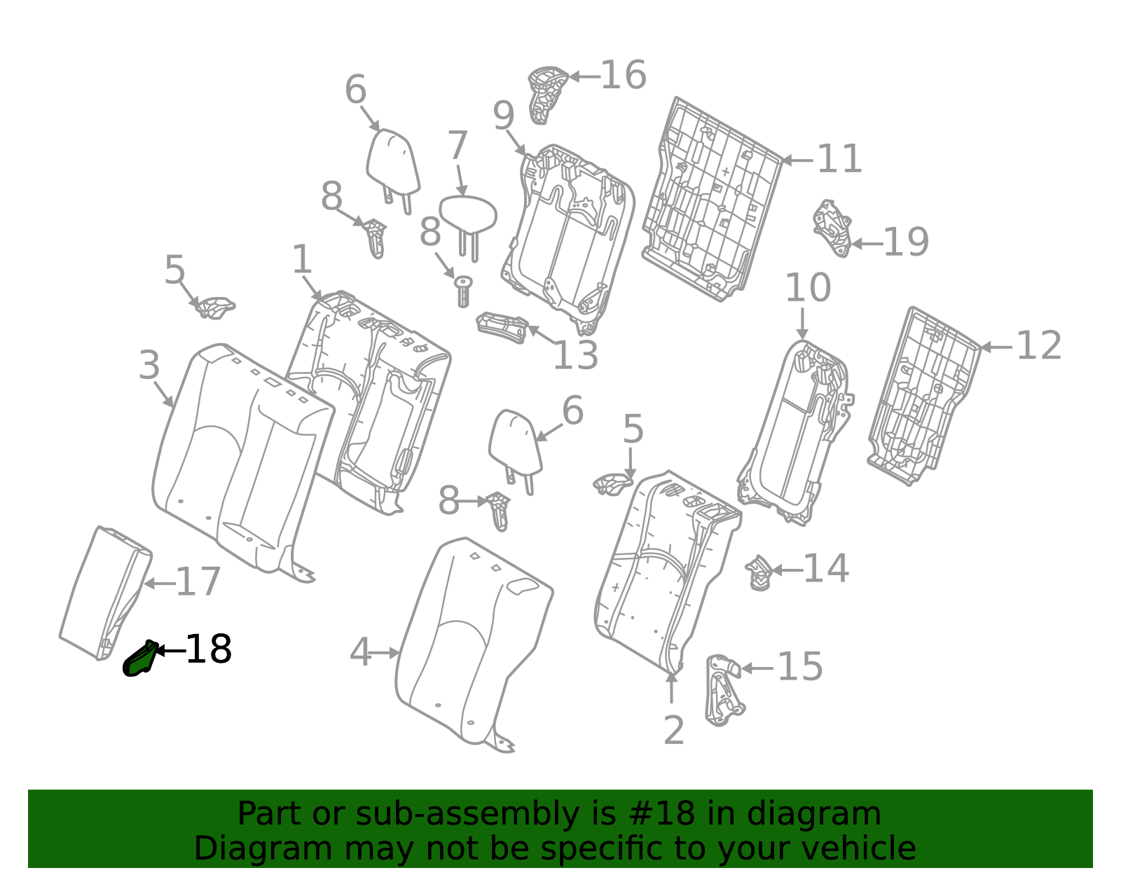 72868-12080-C0 - 2019-2024 Lexus - Hinge Cover | My L Parts